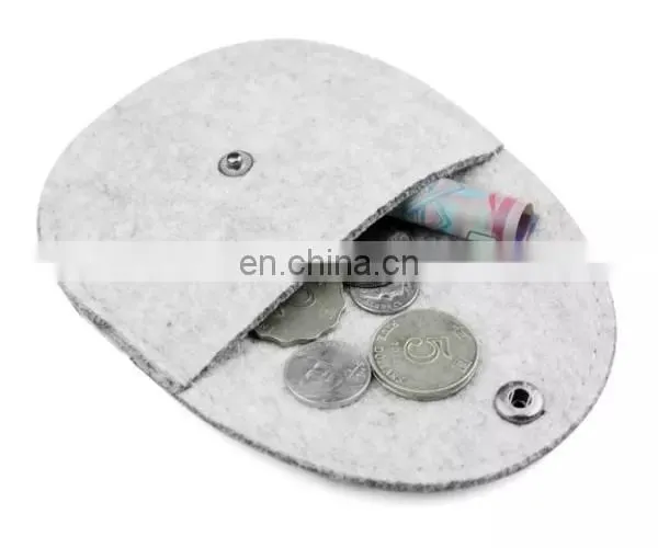 Amazon Hotselling fashion felt coin wallets latest design for women
