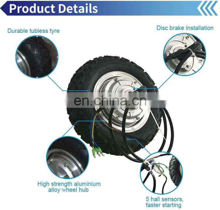 Leading Manufacturer Excellent 10 Inch 800W Hub Motor for Electric Skateboard