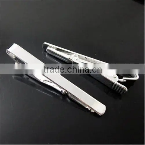 Men Metal Multi Colors Solid Simple Necktie Tie Bar Clasp Clip Clamp Pin 5pcs