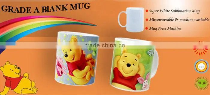 Colorking Top Quality Top Sale Worldwide Popular Sublimation Ceramic Coffee Mug (M001-2)