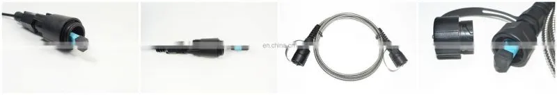 8 12 24 cores Multimode OM3 MTP MPO Cable for Date center