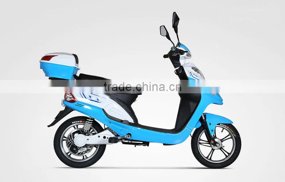 city fashionable 48V 350W mini classic electric scooter with pedals for lady