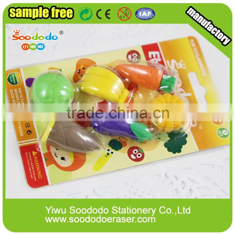 School tool eraser Blister Card Packing stationery