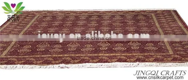High-grade Chinese interesting children pattern handmade silk area rug floor carpet