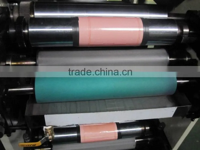 Adhesive transparent PVC PE BOPP PET IR UV flexo sticker label printing machine ( With die cutting and slitting)