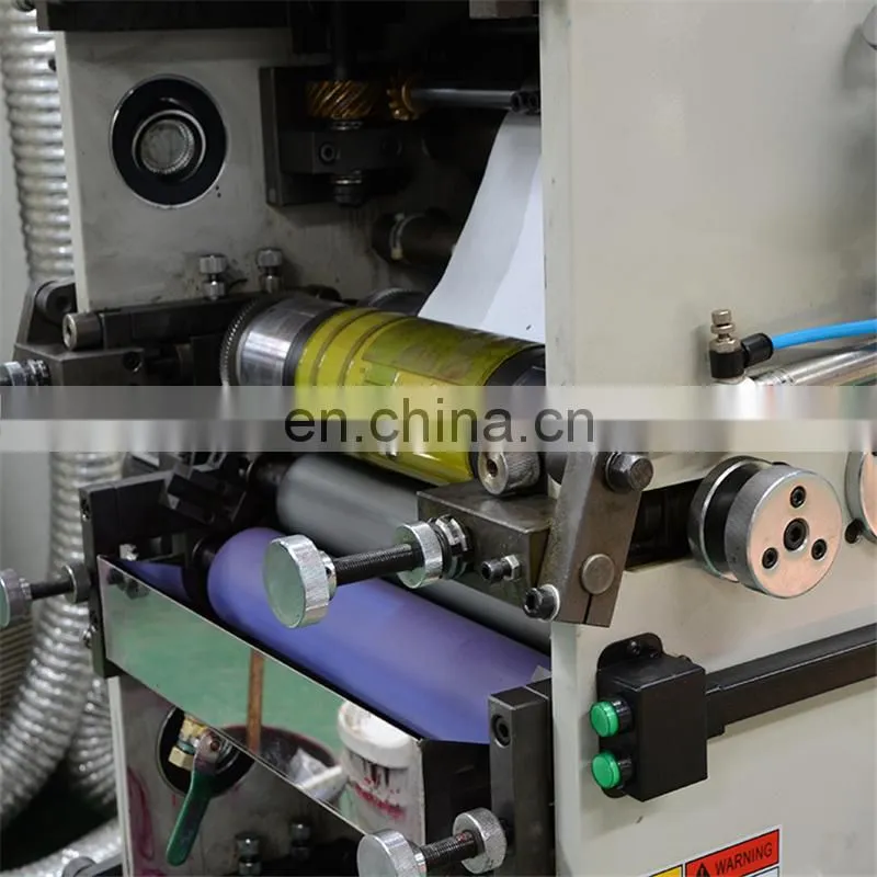 UTR320 UV Ink contact lens label Flexo Printing machine, sequential serial date number sticker Flexographic printer