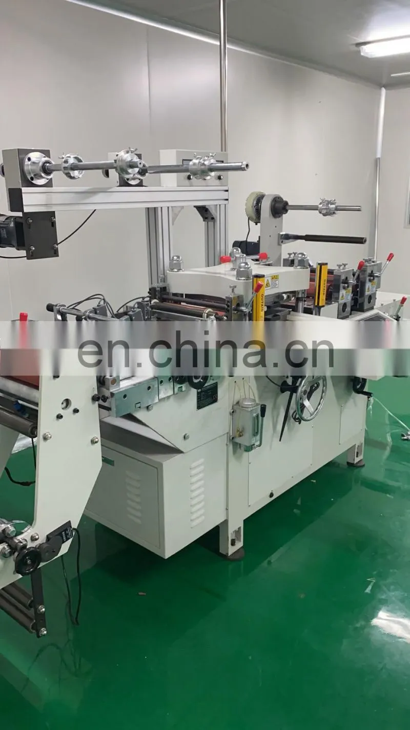 320 Roll Label hot stamping Laminating Die Cutting Slitting and Rewinding Machine
