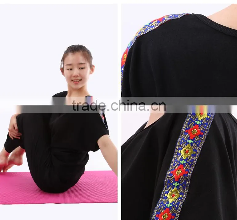 (WE01151) Yoga Costume, oem women yoga tops, dance practice wear