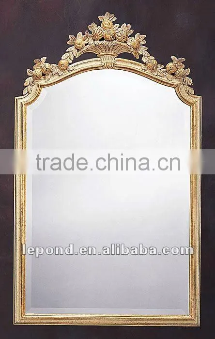 2-6mm aluminum coated mirror glass/bathroom mirror curved glass