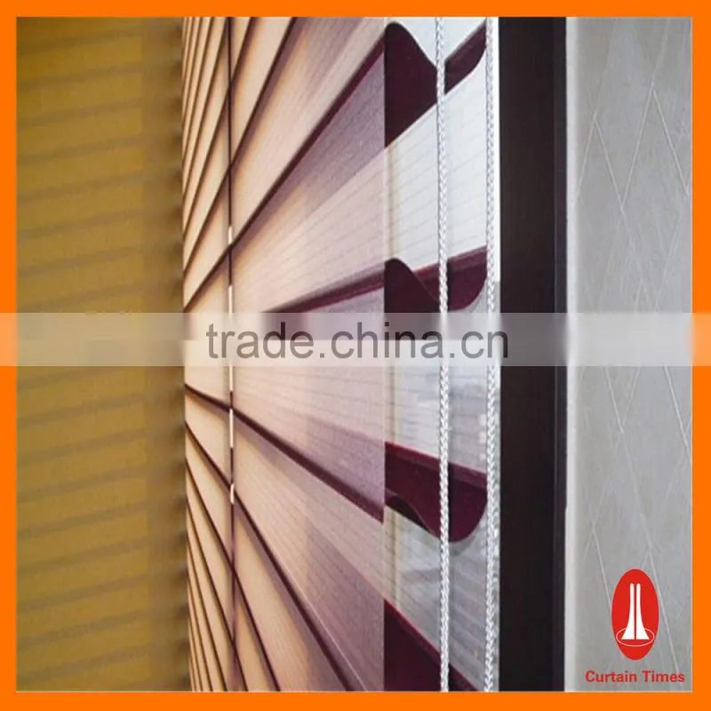 Guanghzou light sofe gauze shangri-la blinds/ light roller fabric