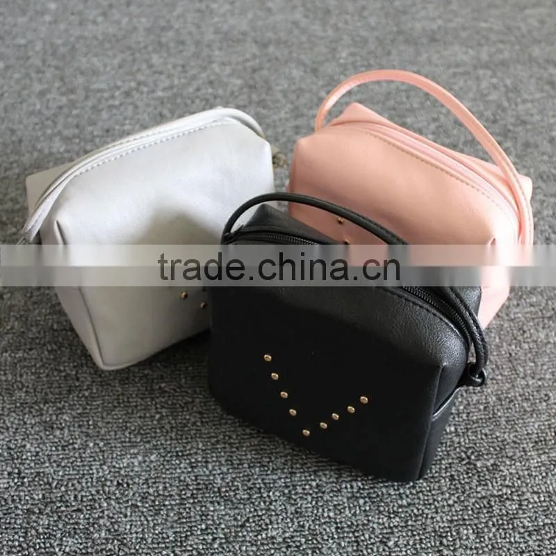 3 colors shoulder bag handbag round shape popular quality wash bags