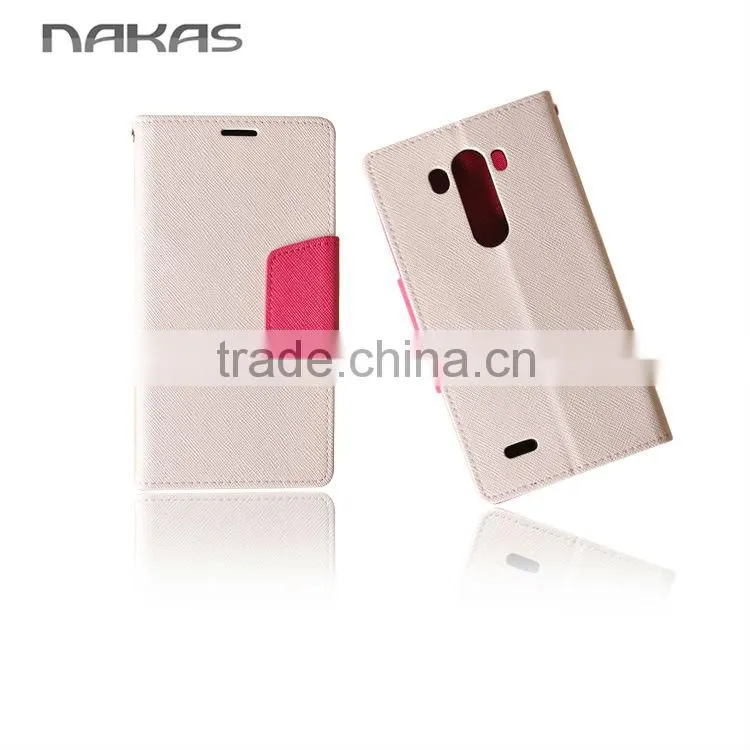Alibaba phone case manufacturer Direct Sale smartphone flip leather case for LG G3