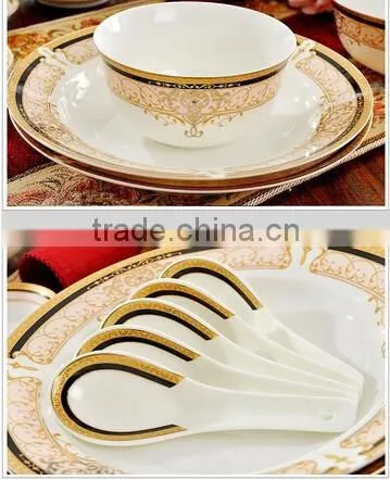 56 pcs gorgeous design and colorful decorative dinner ware plate