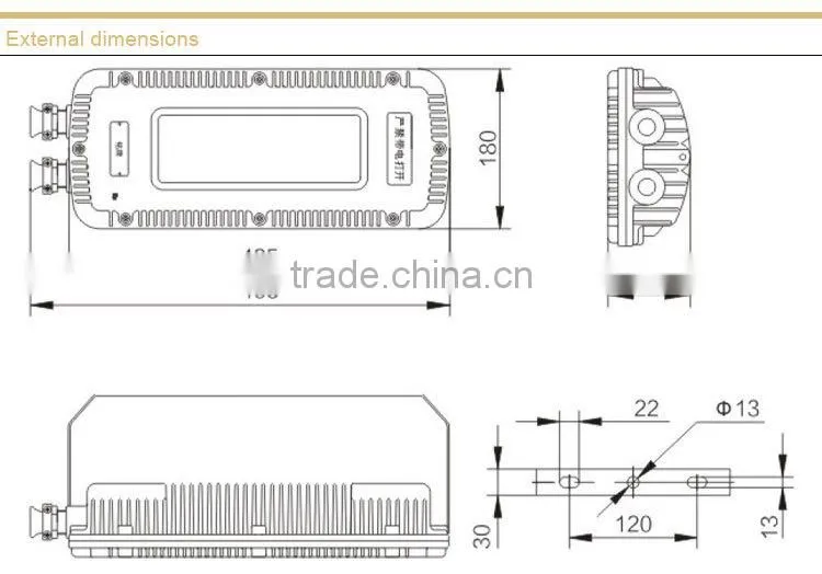 Mining flameproof LED roadway lights