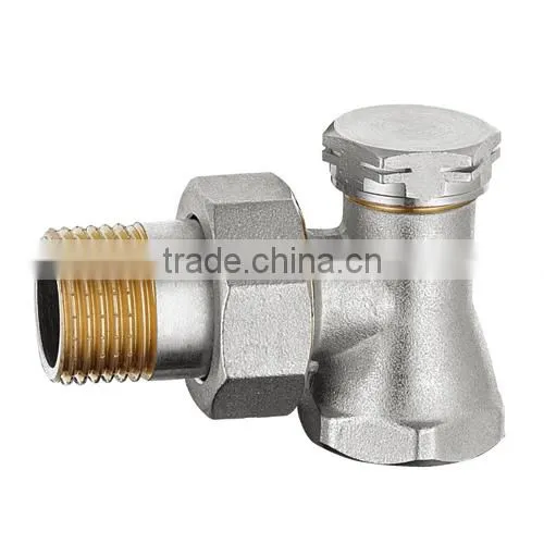 HR5041 brass drain angle chrome radiation valve