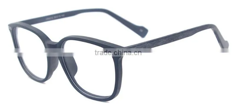 2016 newest designer for men and women wooden texture acetate full rim optical glasses frames