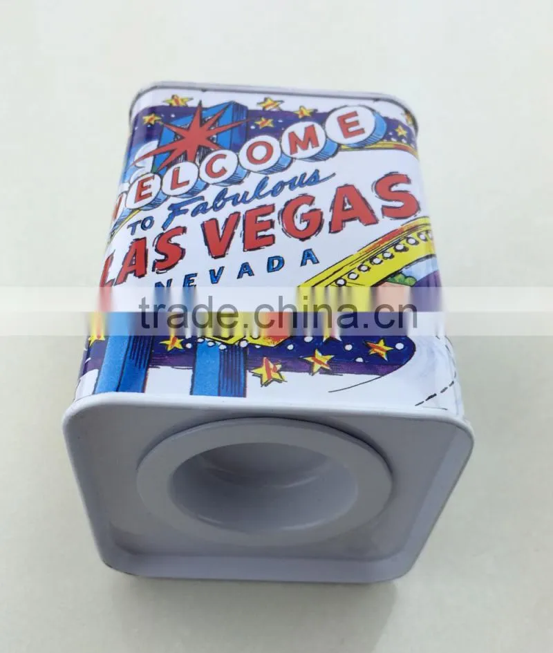 Dongguan elegant square money coin bank