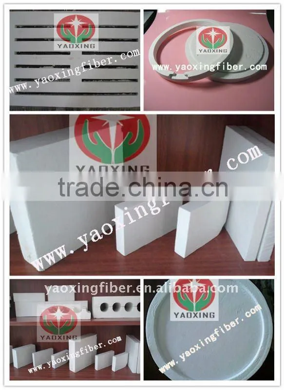 Vacuum formed ceramic fiber
