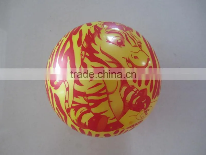 2014 newest one color printed pvc ball for kids
