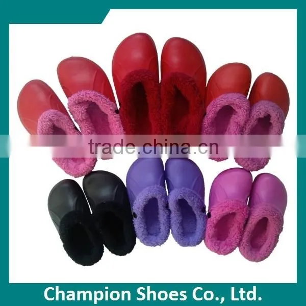 Warm Clog Colourful Winter Indoor Slipper