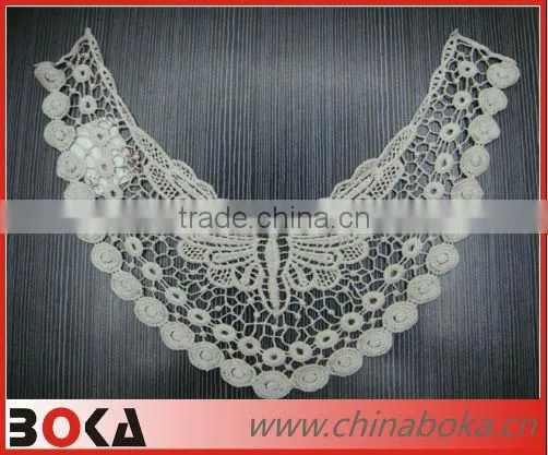 Fashion v-shape garment collar with chains