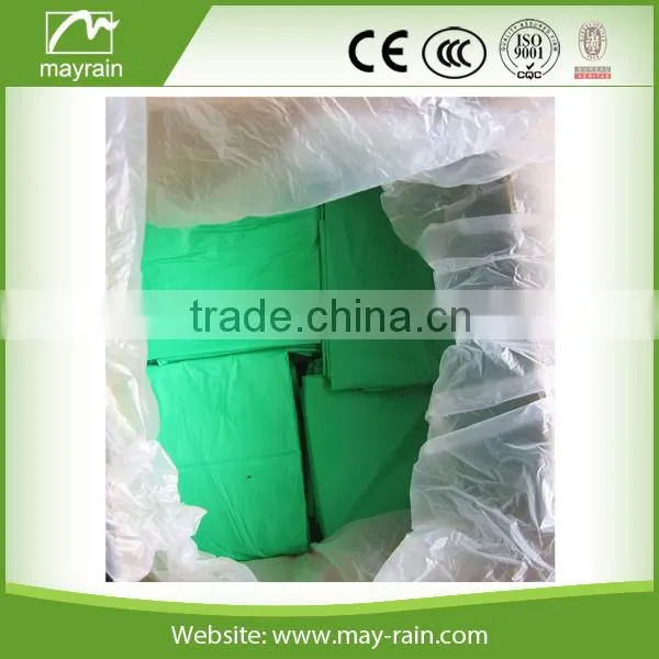 green plastic waterproof rain poncho