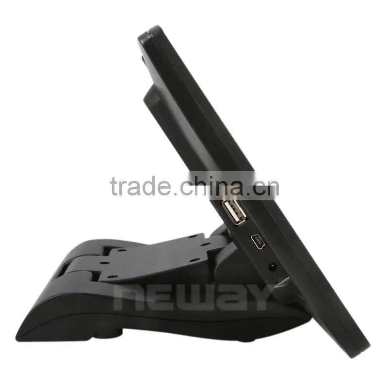 with USB input 10.1 inch resistive touch IPS monitor with folding bracket