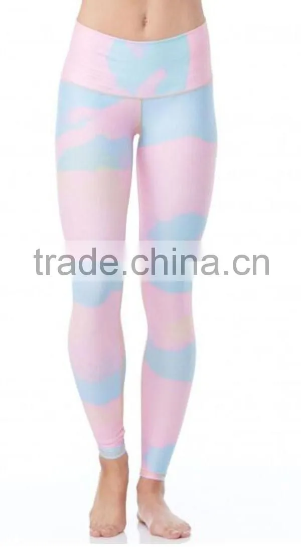 Pattern women cotton lycra leggings printed