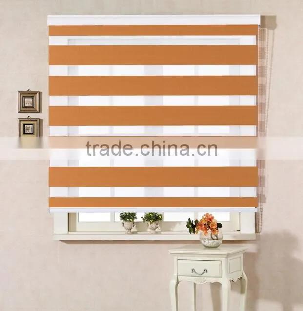 100%ployester fabric Blackout zebra roller blinds for window curtain