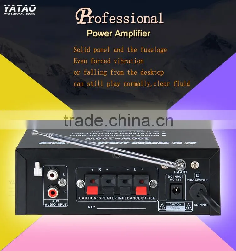 Digital Professional Amplifier YT-698D with usb/sd three colour