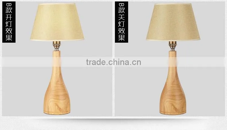 LED Wood table lamp LED Wood table Light JK-879-02 Modern Lighting Decorative Wood Base Bulb Table Lamp
