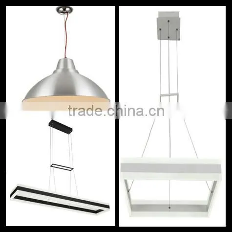 High Quality led Simple White Decoration Aluminum+Acrylic Chandelier Light Model RT1012-600