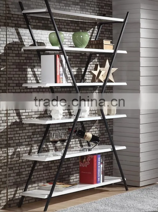 2015 Hot Sale Cheap Price Modern Simple Design Bookcase , fashion MDF simple bookcases/ shelf , wholesale modern corner bookcase