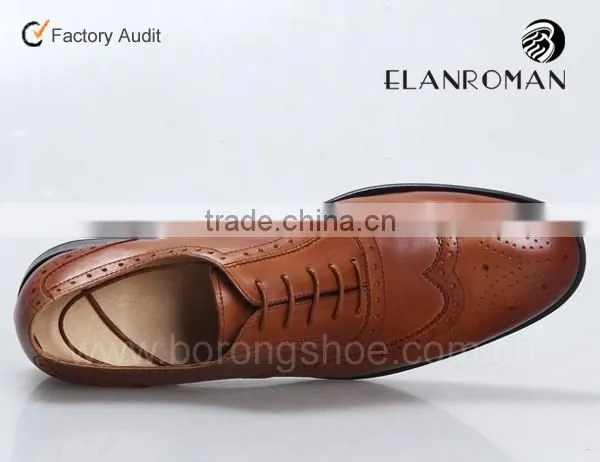 2016 men dress shoes genuine leather brogues shoes man shoes factory