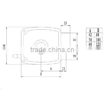 fixed cylinder puller door lock