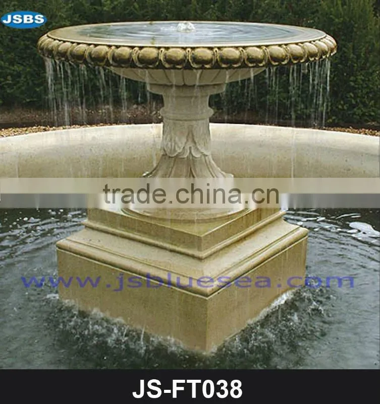 Light beige marble children fountain