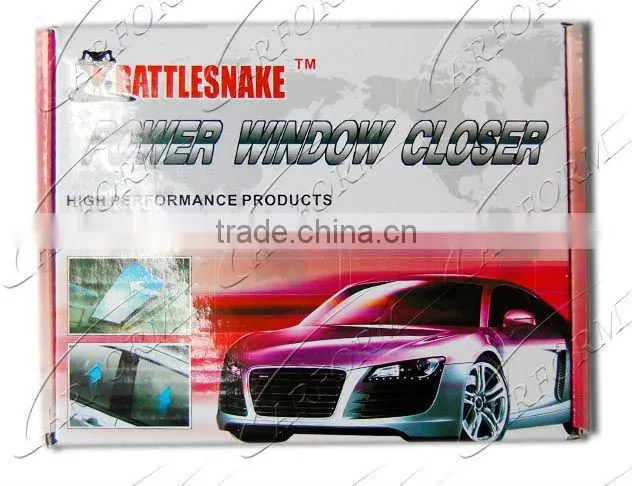 Universal automatic close and open 4 car windows one by one