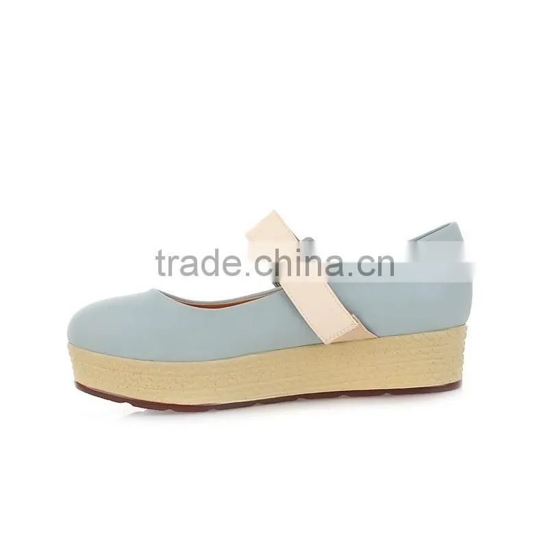 2014 New Arrival fashion rubber sole platform shoes for women