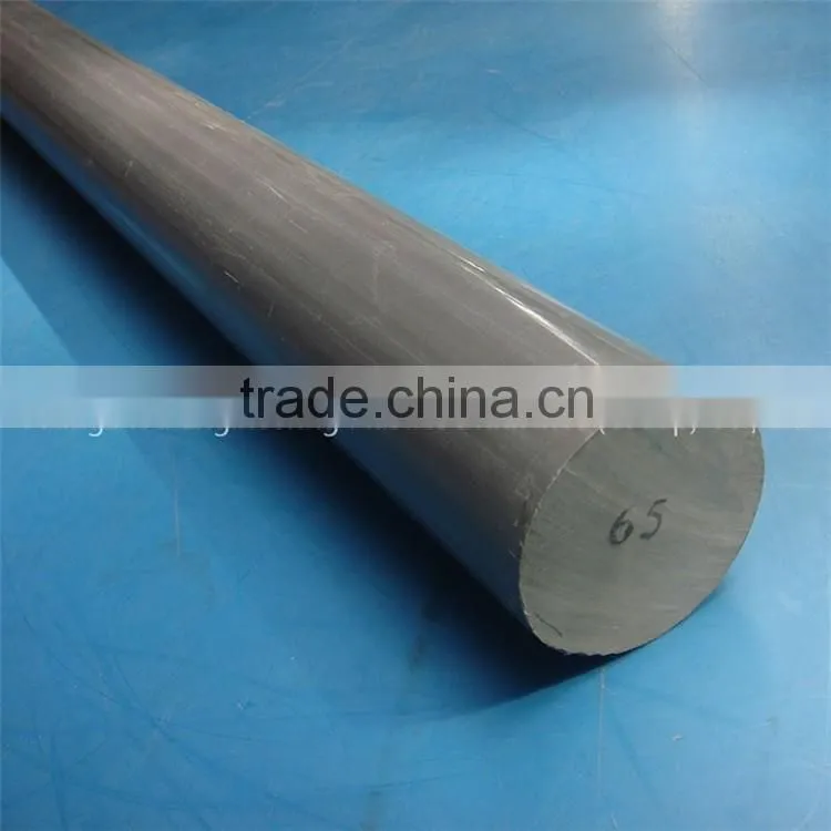 Guangzhou customized plastic material rods tough hard pvc round plastic bar