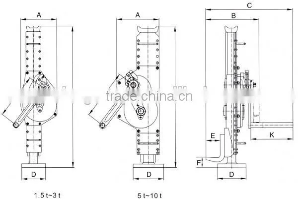 High Quality Mechanical Jacks