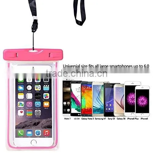 Keno universal waterproof case,cell phone dry bag for smartphone