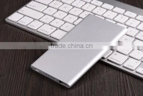 AWC372 Aluminium 5300mAh portable panel slim body power bank power bank for samsung galaxy tab