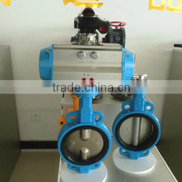 BV-DS001Pneumatic actuated wafer butterfly valve