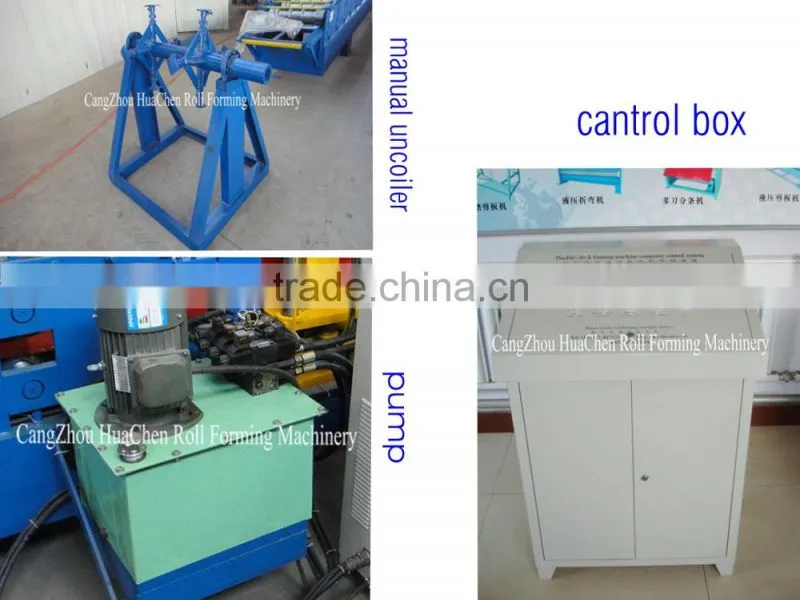 Cold Roll Forming Half Round Gutter Machine