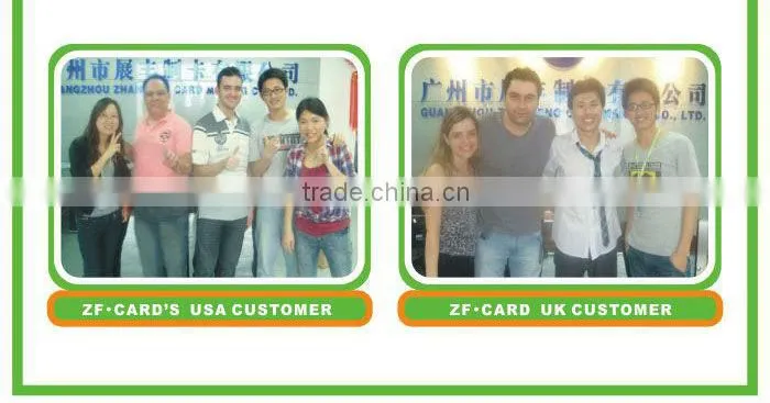 Customized design transparent visiting card