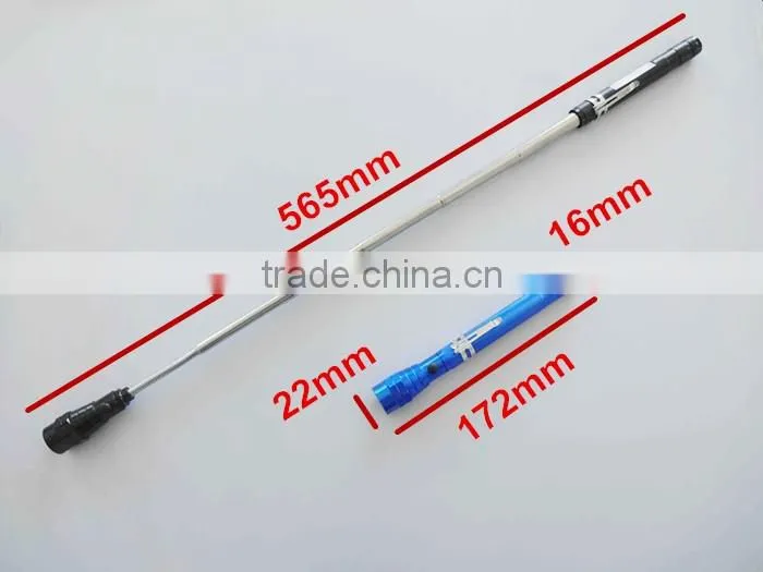 Onlystar Ce Rohs Emergency Promotional Torches Bright Handy Lamp Aluminum Work Telescopic Flexible Magnetic Pick Up Flashlight