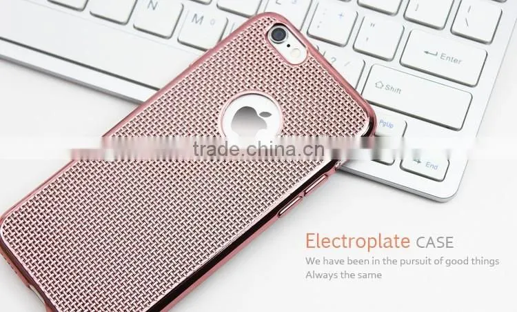 2016 summer wholesale luxury phone case popular TPU electroplating phone case for iPhone 5 se 6 6plus