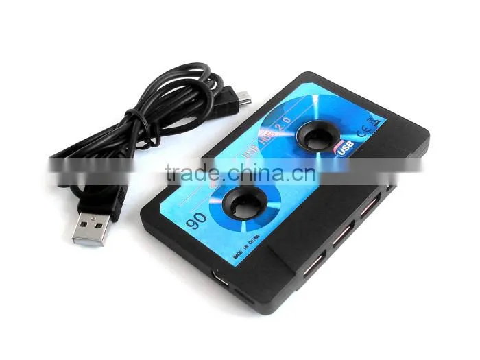 computer 2.0 High Speed cassette shape 4 Port USB HUB
