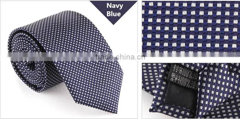 Men black business tie dot formal necktie from china