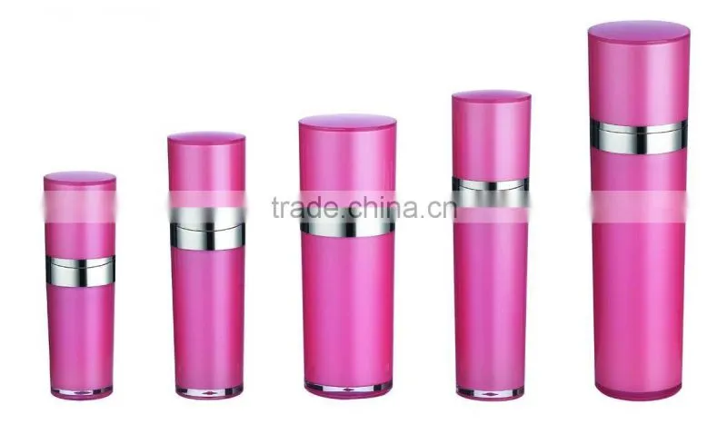 pink perfume acrylic bottle/lotion pump display stand